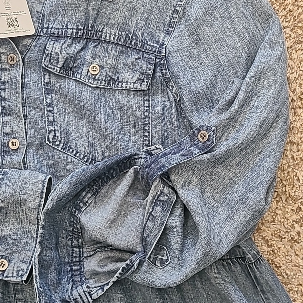 Velvet Heart Denim Blue Dress - Picture 4 of 7